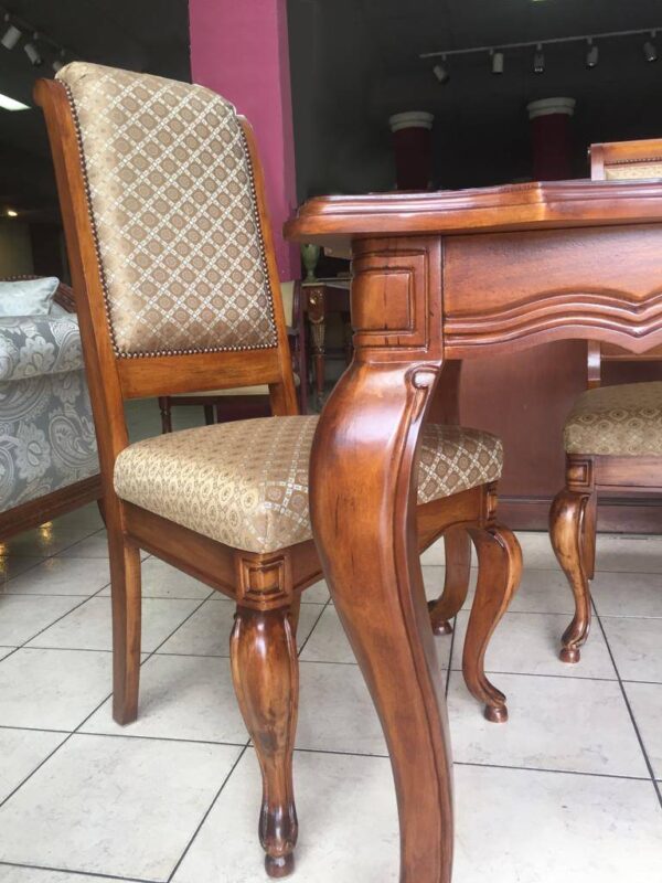 Detalles de silla y comedor Milano